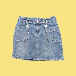 Denim Joe Boxer Mini Skirt